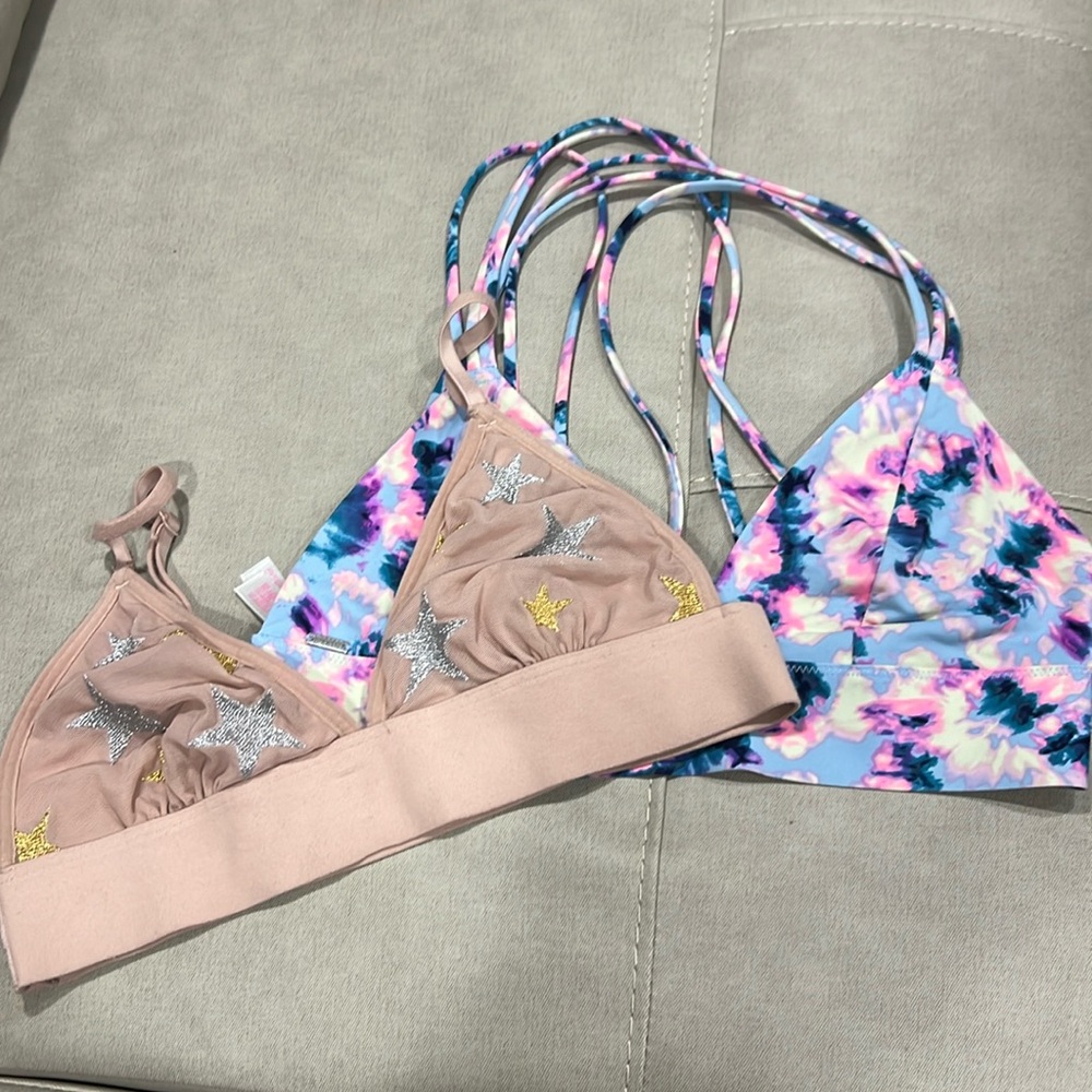 2 PINK by Victoria Secret Bras.  small